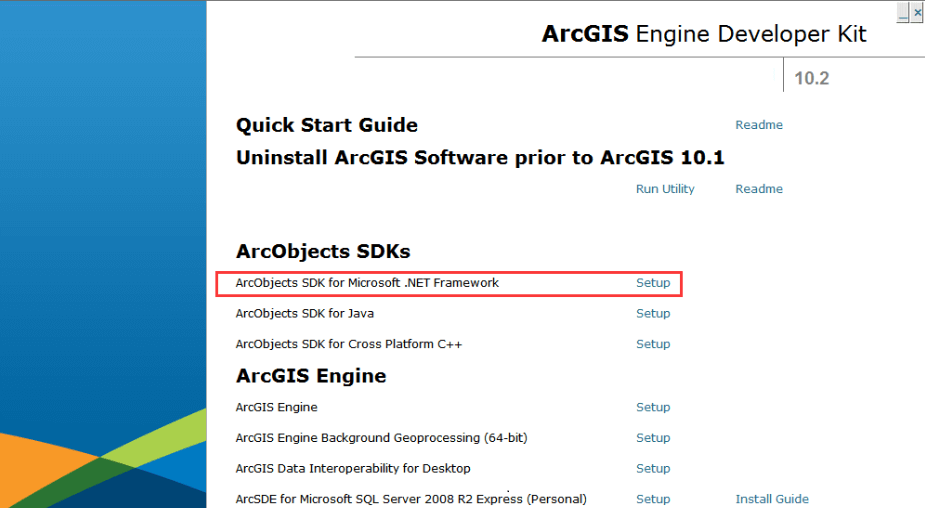 ArcObjects SDKs